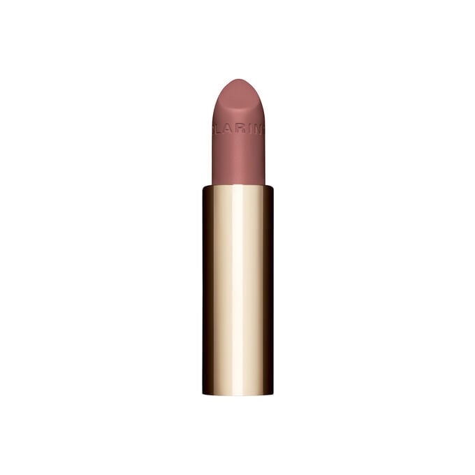 Packshot of the refillable old pink lipstick Joli Rouge in Shade 795 V by Clarins, highlighting its sustainable design