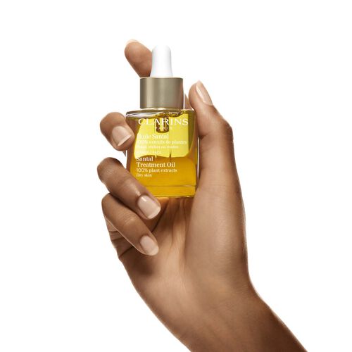 Santal Face Treatment Oil Dry Skin Redness Clarins