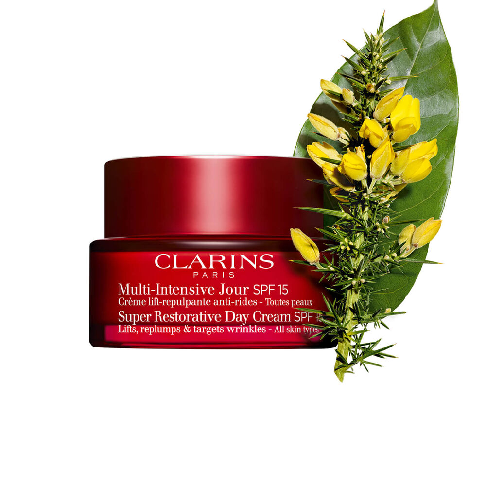 Super-Restorative Day Cream SPF15 packshot with ingredient