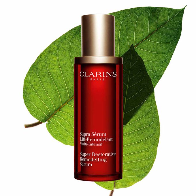 Super Restorative Remodelling Serum 30ml packshot with ingredient