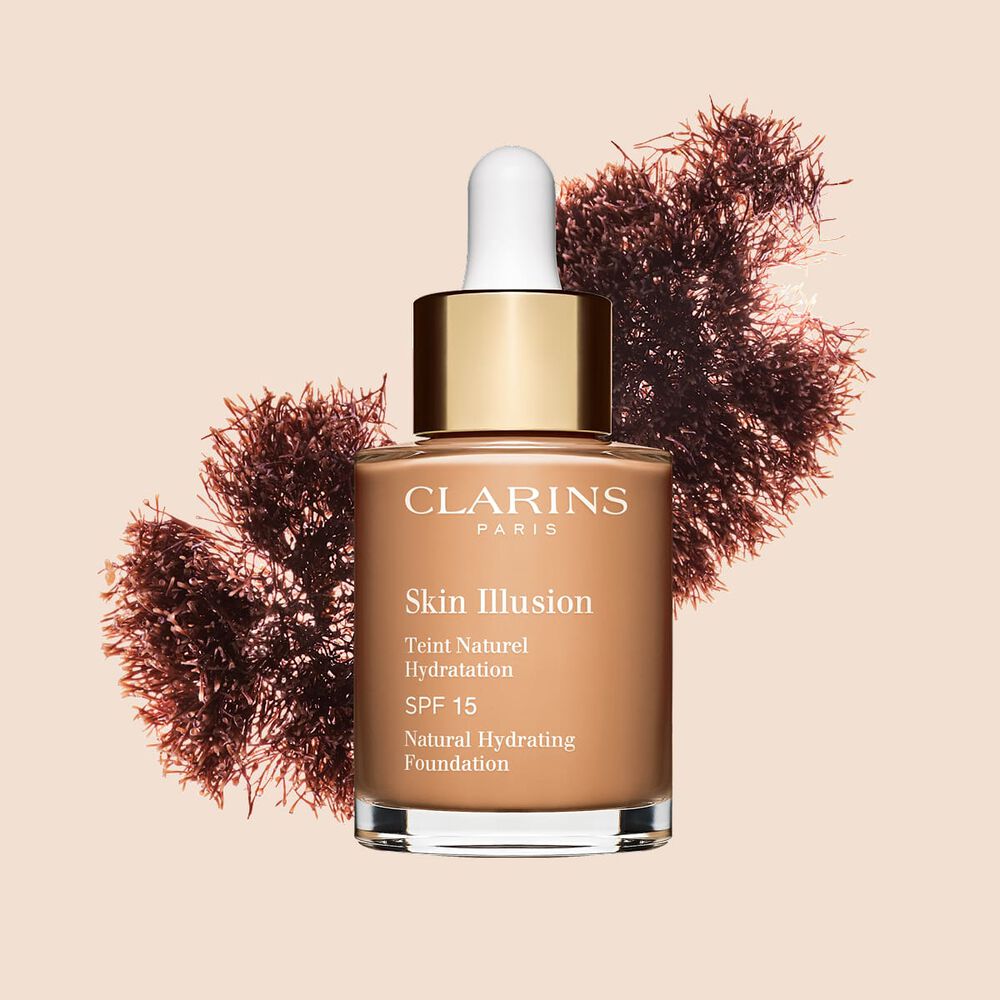 Clarins Skin Illusion serum-like foundation with SPF 15 to deliver a seamless, natural effect foundation look.