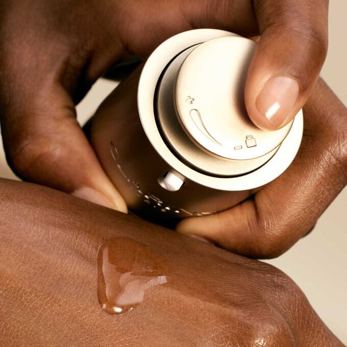Clarins promotes sustainability with 23 fair trade initiatives, and fully recyclable packaging.