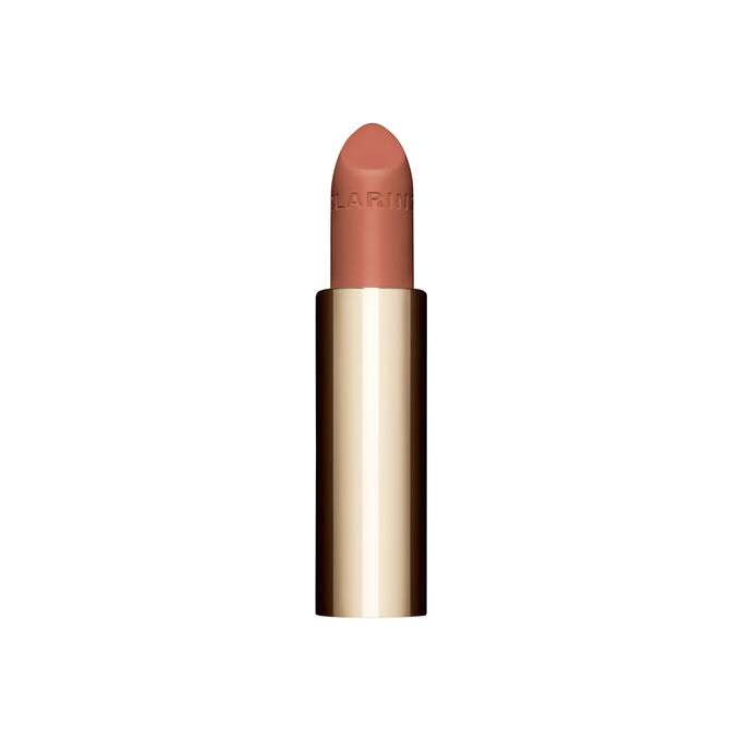 Packshot of the refillable old pink lipstick Joli Rouge in Shade 783 V by Clarins, highlighting its sustainable design