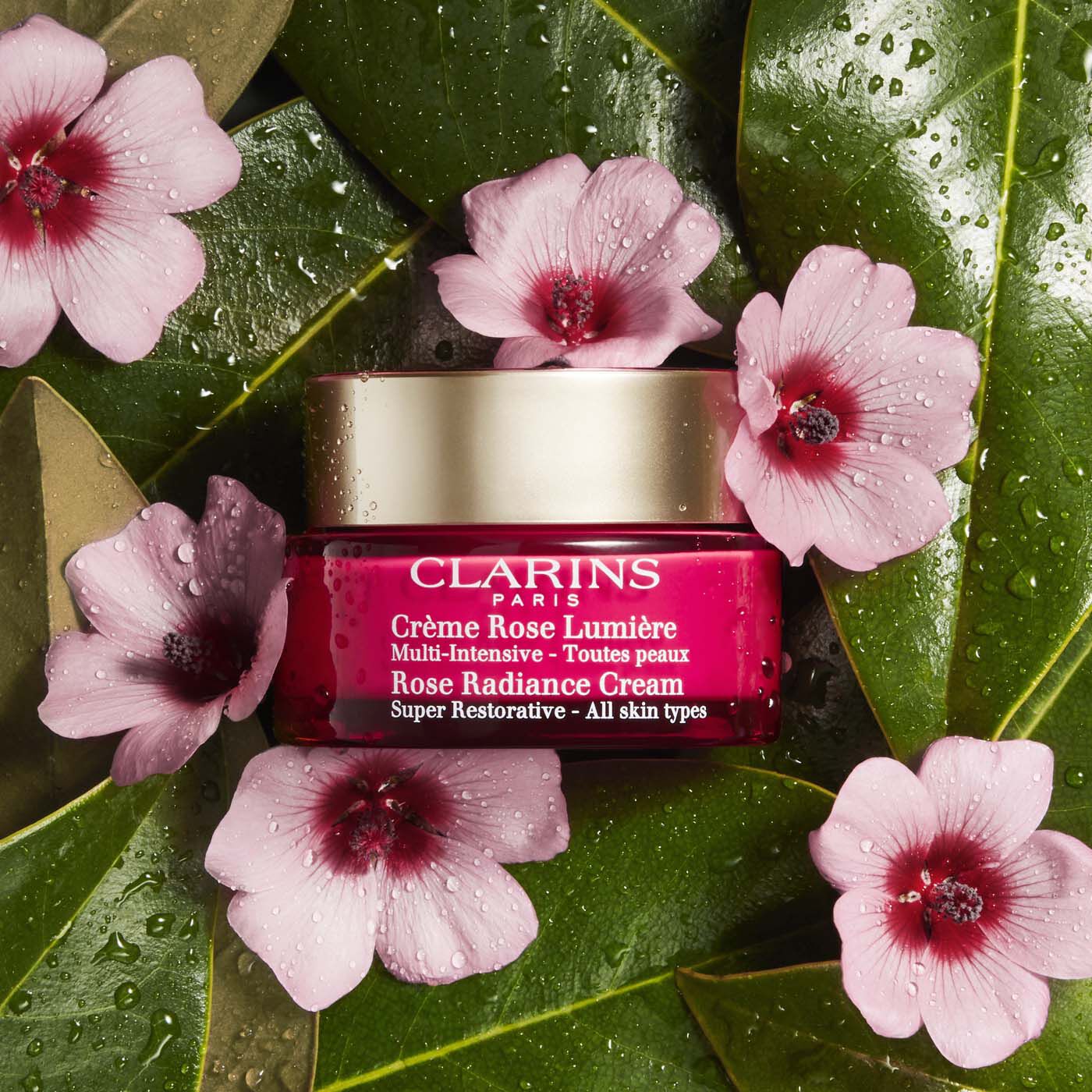 clarins rose