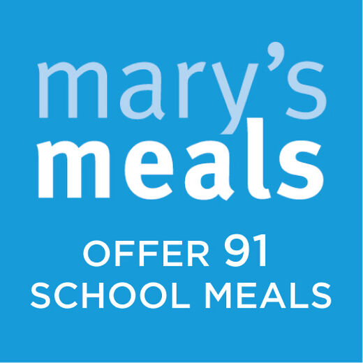 MARY'S MEALS CONTRIBUTION - 91 MEALS