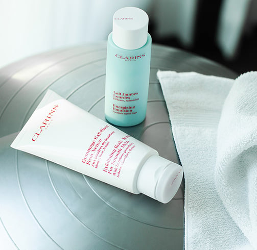 Clarins body product selection