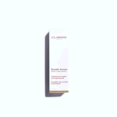 GIF showing Double Serum packaging