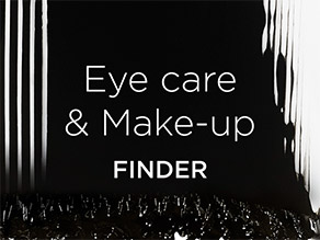 Focus on eye make-up texture