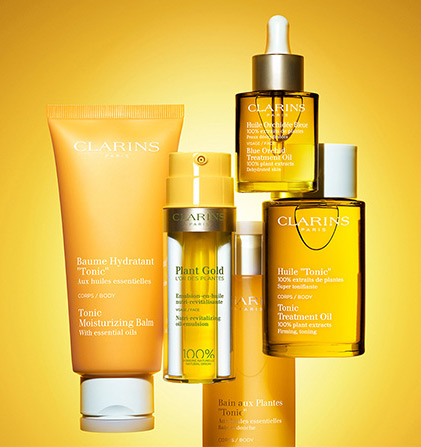 Products from the Clarins Pro range