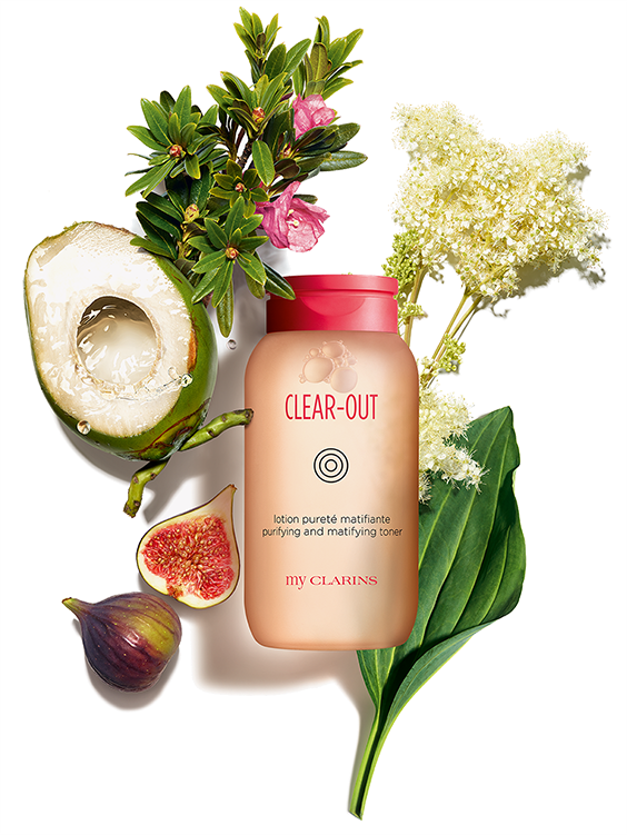 Clear-out lotion with ingredients