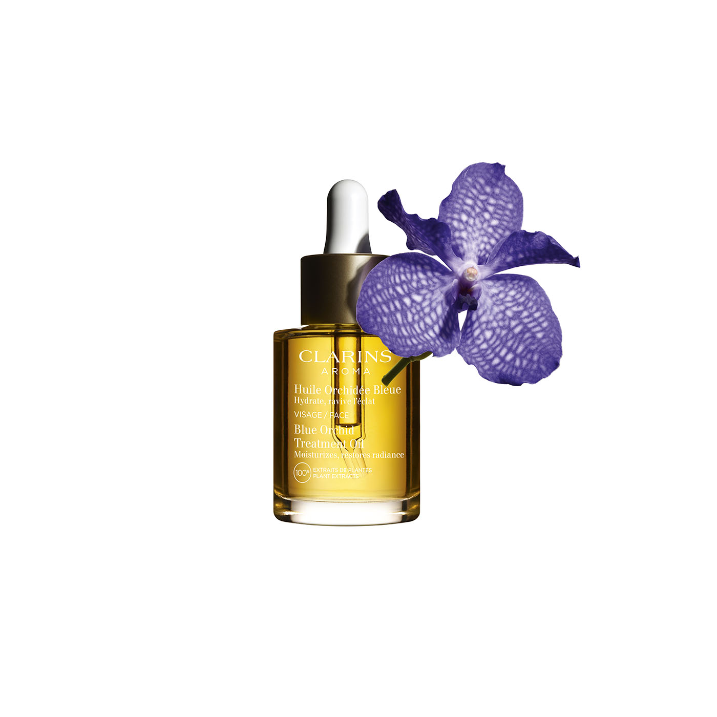 Blue Orchid Face Treatment Oil - Face Rebalancing Oil by Clarins | CLARINS®